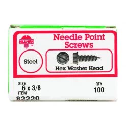 Hillman No. 6 X 3/8 in. L Slotted Hex Washer Head Self-Piercing Screws 100 pk -Cheap HILLMAN Store a2b5ed98 b5a0 43e5 9c32 ea599336244c
