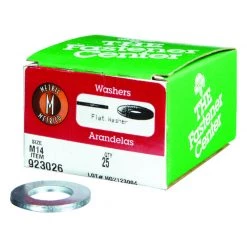 Hillman Zinc-Plated Steel M14 mm Flat Washer 25 pk