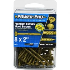 Hillman Power Pro No. 8 X 2 in. L Star Flat Head Exterior Deck Screws 50 pk 6 Hillman Power Pro No. 8 X 2 in. L Star Flat Head Exterior Deck Screws 50 pk -Cheap HILLMAN Store a3bbaa5e 4716 4351 8342 1a0bf658792e