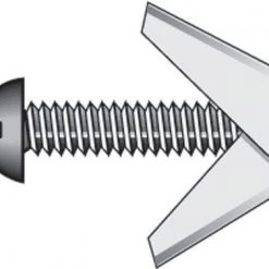 Hillman 1/8 in. D X 3 in. L Round Steel Toggle Bolt 15 pk