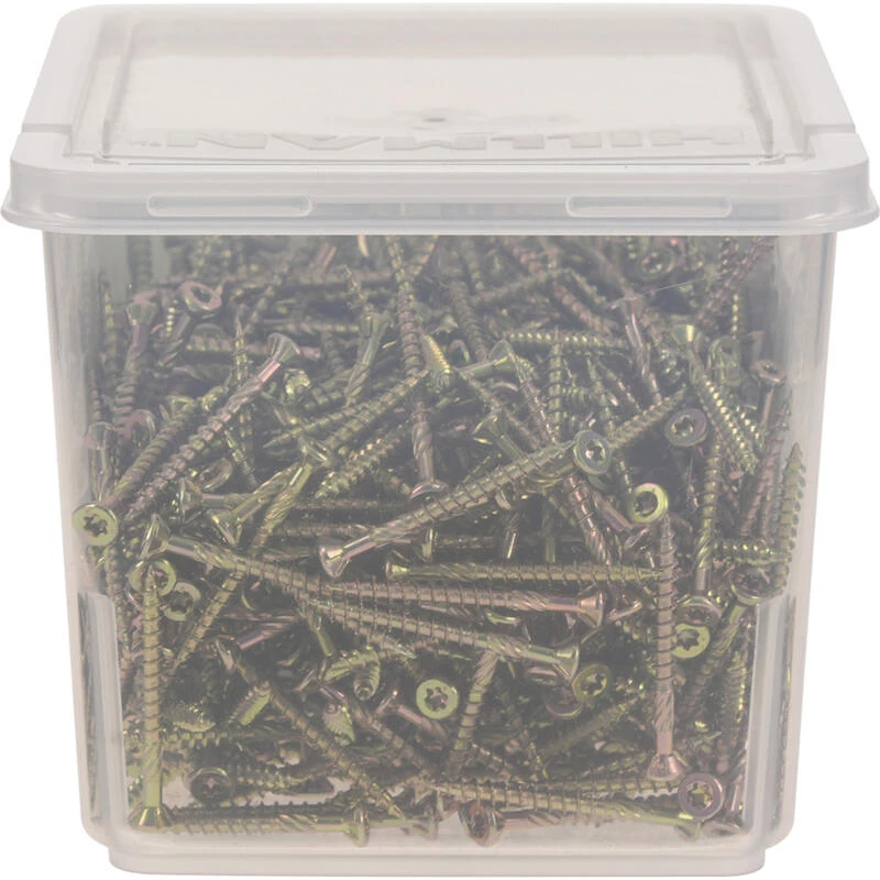 Hillman Power Pro No. 8 X 1-3/4 in. L Star Wood Screws 5 lb 4 Hillman Power Pro No. 8 X 1-3/4 in. L Star Wood Screws 5 lb - Image 4