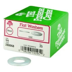 Hillman Zinc-Plated Steel 5/8 in. SAE Flat Washer 25 pk