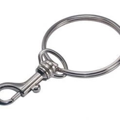 Hillman 2 in. D Metal Silver Belt Hooks/Pocket Chains Key Chain