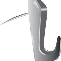 Hillman WallBiter Brass-Plated Silver Large Picture Hook 60 lb 3 pk