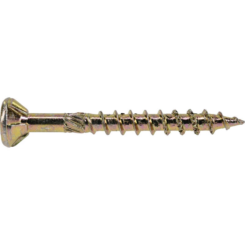 Hillman Power Pro No. 8 X 1-1/2 in. L Star Wood Screws 1 lb 2 Hillman Power Pro No. 8 X 1-1/2 in. L Star Wood Screws 1 lb - Image 2