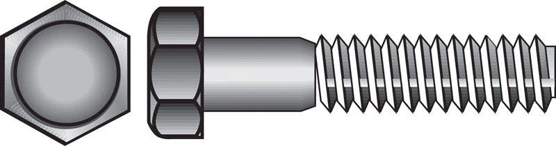 Hillman 7/16 in. D X 2 in. L Zinc Plated Steel Hex Bolt 50 pk 1 Hillman 7/16 in. D X 2 in. L Zinc Plated Steel Hex Bolt 50 pk