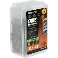 Hillman POWERPRO ONE No. 10 X 1-1/2 in. L Star Flat Head Multi-Material Screw 1 lb 122 pk -Cheap HILLMAN Store af4158d8 151a 4600 9616 a9c295ce34ec