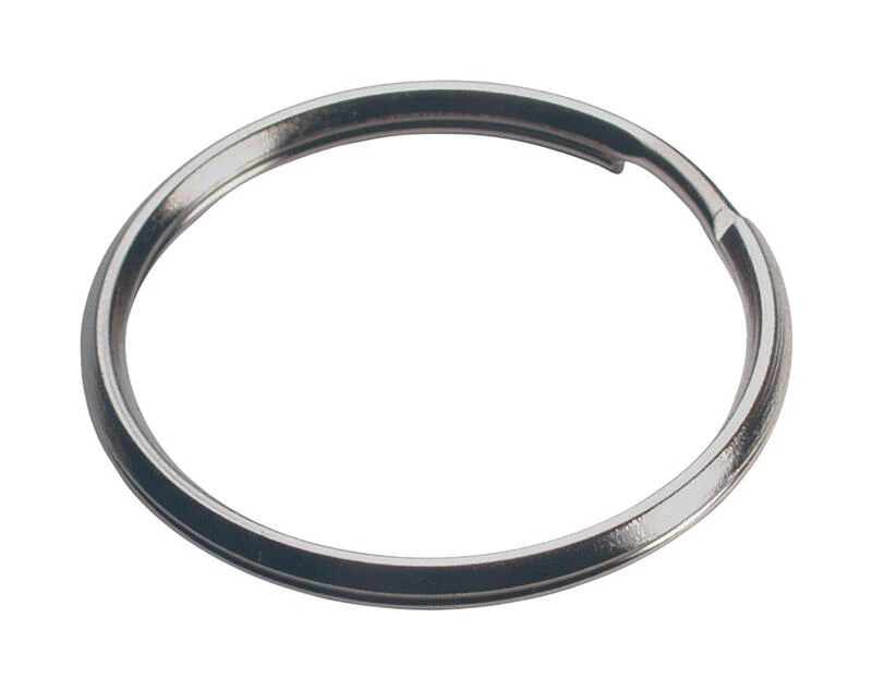 Hillman 1-1/2 in. D Tempered Steel Silver Split Rings/Cable Rings Key Ring 1 Hillman 1-1/2 in. D Tempered Steel Silver Split Rings/Cable Rings Key Ring