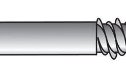 Hillman Tapper 1/4 in. D Steel Hex Head Concrete Screw Anchor 100 pk