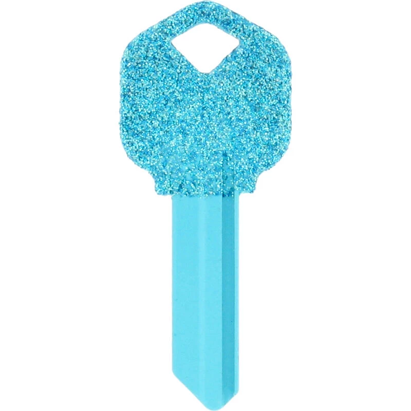 Hillman DIVA Blue Glitter House/Office Universal Key Blank Single 1 Hillman DIVA Blue Glitter House/Office Universal Key Blank Single