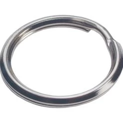 Hillman 1-1/4 in. D Tempered Steel Silver Split Rings/Cable Rings Key Ring