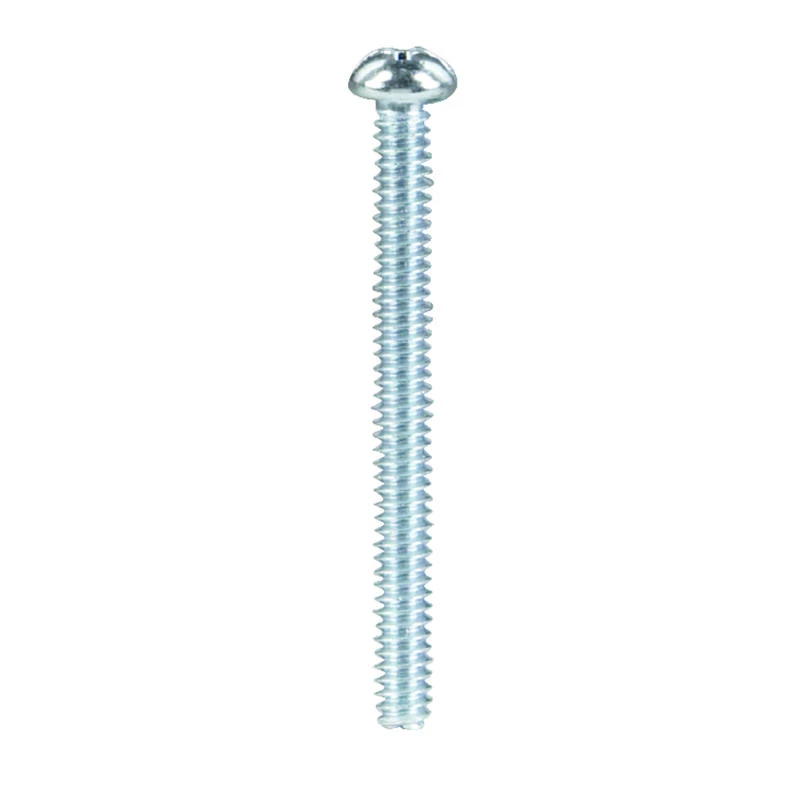 Hillman No. 6-32 X 1-1/2 in. L Combination Round Head Zinc-Plated Steel Machine Screws 100 pk 2 Hillman No. 6-32 X 1-1/2 in. L Combination Round Head Zinc-Plated Steel Machine Screws 100 pk - Image 2