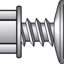 Hillman 1/4 in. X 3/4 in. L Hex Washer Head Self- Drilling Screws 100 pk