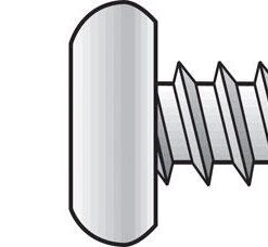 Hillman No. 8 X 1-3/4 in. L Phillips Pan Head Sheet Metal Screws 100 pk