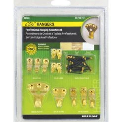 Hillman Elite Brass-Plated Classic Picture Hanging Set 10 lb 32 pk -Cheap HILLMAN Store b5fb4295 8046 4552 95c6 a5c8721c787d