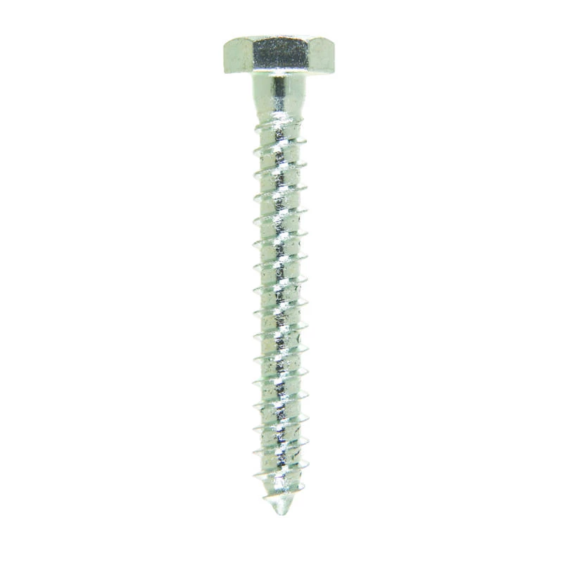 Hillman 1/4 in. X 2 in. L Hex Zinc-Plated Steel Lag Screw 100 pk 2 Hillman 1/4 in. X 2 in. L Hex Zinc-Plated Steel Lag Screw 100 pk - Image 2