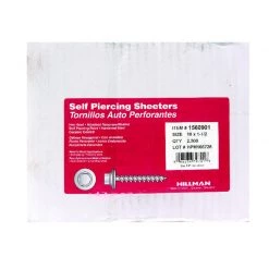 Hillman No. 10 X 1-1/2 in. L Hex Washer Head Self-Piercing Screws 2500 lb 1 pk