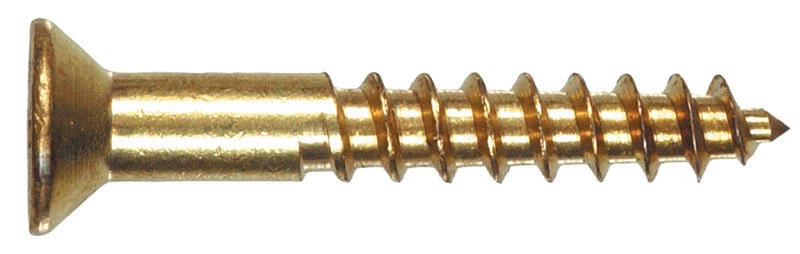 Hillman No. 4 X 3/4 in. L Phillips Wood Screws 100 pk 1 Hillman No. 4 X 3/4 in. L Phillips Wood Screws 100 pk
