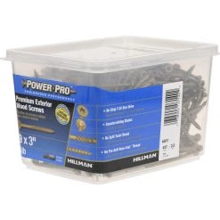 Hillman Power Pro No. 9 X 3 in. L Star Flat Head Premium Deck Screws 5 lb 417 pk 10 Hillman Power Pro No. 9 X 3 in. L Star Flat Head Premium Deck Screws 5 lb 417 pk -Cheap HILLMAN Store ba7104cc b95f 43d8 a9e8 6a3a1b36a914