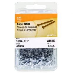 Hillman 1 in. Panel Steel Nail Flat Head