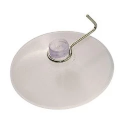 Hillman Large Clear Metal/Plastic 2-1/2 in. L Hook 8 lb 1 pk