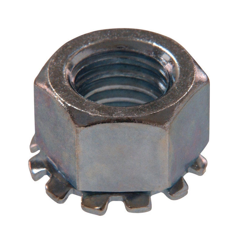 Hillman #6-32 Zinc-Plated Steel SAE Keps Lock Nut 100 pk 1 Hillman #6-32 Zinc-Plated Steel SAE Keps Lock Nut 100 pk