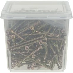 Hillman Power Pro No. 9 X 3 in. L Star Yellow Zinc Wood Screws 5 lb 450 pk -Cheap HILLMAN Store bc8d36c3 090e 448a 9101 ad7f33768340