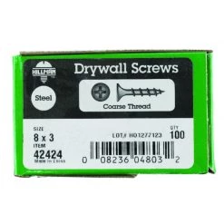 Hillman No. 8 X 3 in. L Phillips Drywall Screws 100 pk -Cheap HILLMAN Store bd35e679 ea60 4155 a6e7 72014fbcb26d