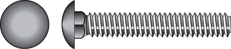 Hillman 1/2 in. X 3 in. L Zinc-Plated Steel Carriage Bolt 25 pk 1 Hillman 1/2 in. X 3 in. L Zinc-Plated Steel Carriage Bolt 25 pk