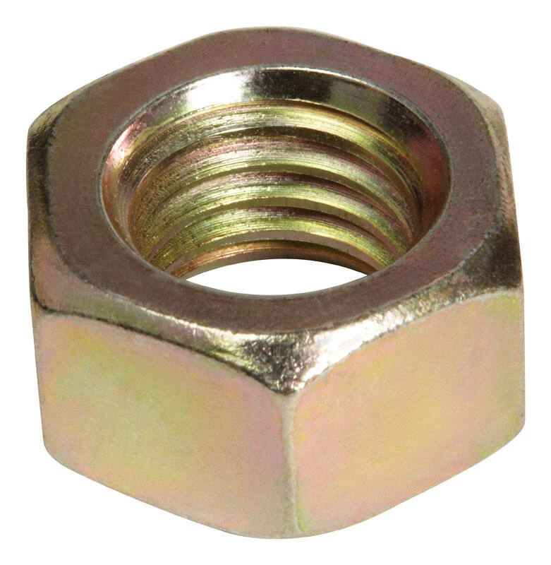 Hillman 9/16 in. Zinc Dichromate Steel USS Hex Nut 50 pk 2 Hillman 9/16 in. Zinc Dichromate Steel USS Hex Nut 50 pk - Image 2