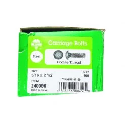 Hillman 5/16 in. X 2-1/2 in. L Zinc-Plated Steel Carriage Bolt 100 pk 3 Hillman 5/16 in. X 2-1/2 in. L Zinc-Plated Steel Carriage Bolt 100 pk -Cheap HILLMAN Store bedb9328 2103 4e16 b739 3d2bc8cd7d94