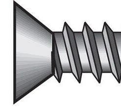 Hillman No. 6 X 5/8 in. L Phillips Flat Head Sheet Metal Screws 100 pk