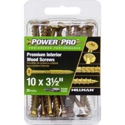 Hillman Power Pro No. 10 X 3-1/2 in. L Star Wood Screws 25 pk -Cheap HILLMAN Store c0ba1c06 944d 4d1a a8c0 4be9bc77f629