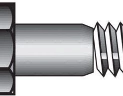 Hillman 1/4 in. D X 3/4 in. L Heat Treated Steel Hex Head Cap Screw 100 pk
