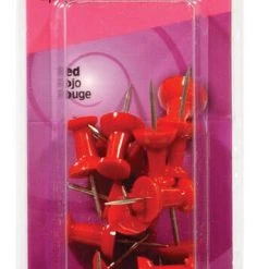 Hillman Red Push Pins 16 pk