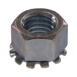 Hillman 1/4 in. Zinc-Plated Steel SAE Keps Lock Nut 100 pk