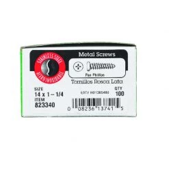 Hillman No. 14 X 1-1/4 in. L Phillips Pan Head Sheet Metal Screws 100 pk -Cheap HILLMAN Store c604649e bd48 4402 92e7 39f47400538e