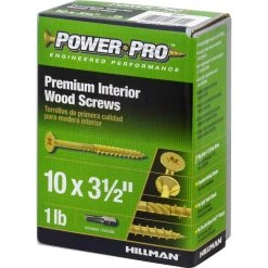 Hillman Power Pro No. 10 X 3-1/2 in. L Star Wood Screws 1 lb -Cheap HILLMAN Store c6e5bc30 35f6 4c3f 9356 e65a87e8eff7