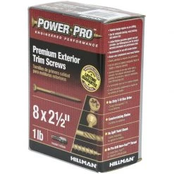 Hillman Power Pro No. 8 X 2-1/2 in. L Star Bronze Ceramic Trim Screws 1 lb 128 pk -Cheap HILLMAN Store c916ae88 4a51 4f66 82fd 334af04f2405