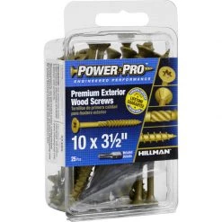 Hillman Power Pro No. 10 X 3-1/2 in. L Star Flat Head Premium Deck Screws 25 pk -Cheap HILLMAN Store c99c9bb3 7a41 4e34 b633 ff5fbb03ff3b