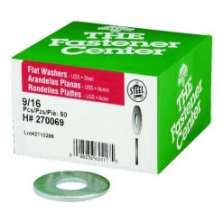 Hillman Zinc-Plated Steel 9/16 in. USS Flat Washer 50 pk