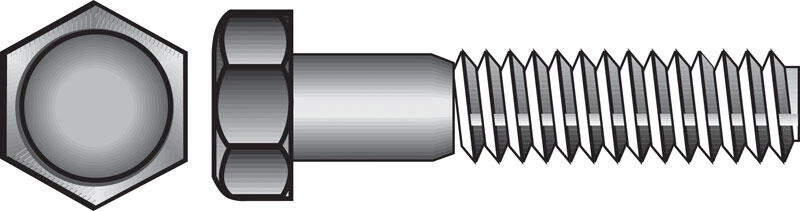 Hillman 5/16 in. D X 1 in. L Zinc Plated Steel Hex Bolt 100 pk 1 Hillman 5/16 in. D X 1 in. L Zinc Plated Steel Hex Bolt 100 pk