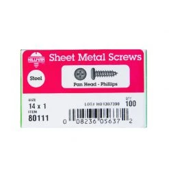 Hillman No. 14 X 1 in. L Phillips Pan Head Sheet Metal Screws 100 pk 3 Hillman No. 14 X 1 in. L Phillips Pan Head Sheet Metal Screws 100 pk -Cheap HILLMAN Store d29f3c65 5e42 4afa babc d514e49e10dd