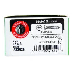 Hillman No. 12 X 3 in. L Phillips Flat Head Sheet Metal Screws 50 pk 3 Hillman No. 12 X 3 in. L Phillips Flat Head Sheet Metal Screws 50 pk -Cheap HILLMAN Store d2f1498b 01bd 4725 bc8b 420cb5963bfe
