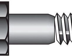 Hillman 3/4 in. D X 2-1/2 in. L Heat Treated Steel Hex Head Cap Screw 20 pk