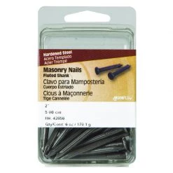 Hillman 2 in. Masonry Steel Nail Flat Head