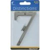 Hillman Distinctions 4 in. Silver Zinc Die-Cast Screw-On Number 7 1 pc