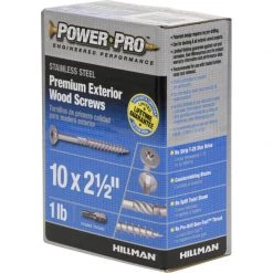 Hillman Power Pro No. 10 X 2-1/2 in. L Star Flat Head Exterior Deck Screws 1 lb -Cheap HILLMAN Store db5d5006 8cac 483b 841f 5f12a90412bc
