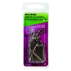 Hillman 17 Ga. X 1-1/4 in. L Bright Steel Brad Nails 1 pk 2 oz