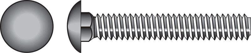 Hillman 3/8 in. X 3 in. L Hot Dipped Galvanized Steel Carriage Bolt 50 pk 1 Hillman 3/8 in. X 3 in. L Hot Dipped Galvanized Steel Carriage Bolt 50 pk
